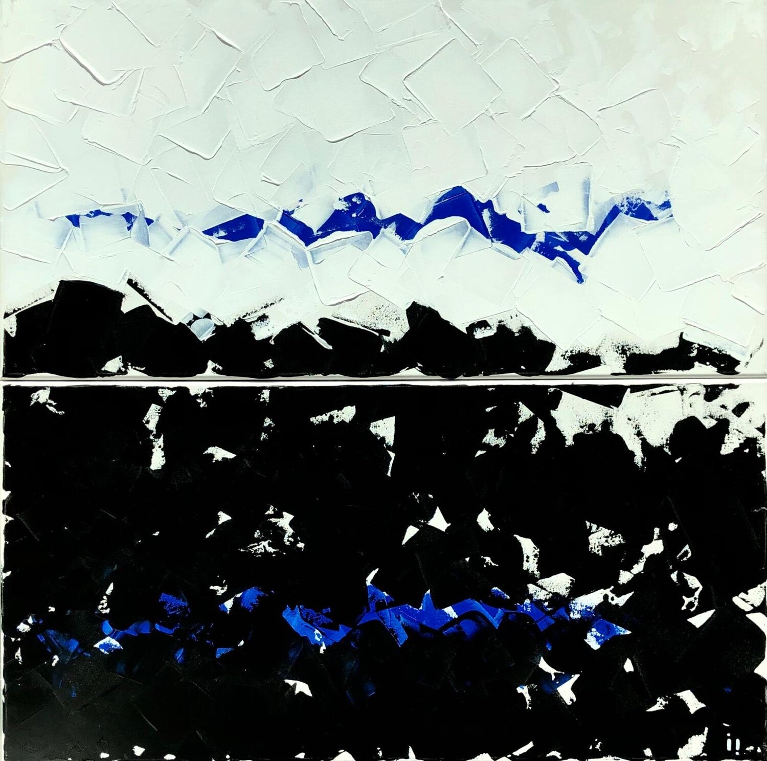 Diptyque Horizon Ines Soavi Original painting for sale