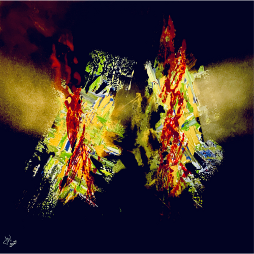 EL DIÁLOGO DE LA MONA LISA by JOWU Art, Painting for Sale on Select