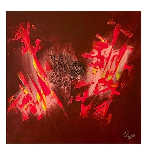 INFERNO by JOWU Art, Painting for Sale on Select