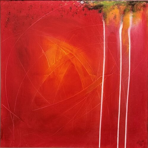 EL FUEGO DE LA VIDA by JOWU Art, Painting for Sale on Select