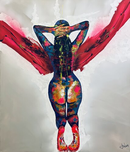 Las alas de la libertad von JOWU Art, Malerei kaufen auf Select