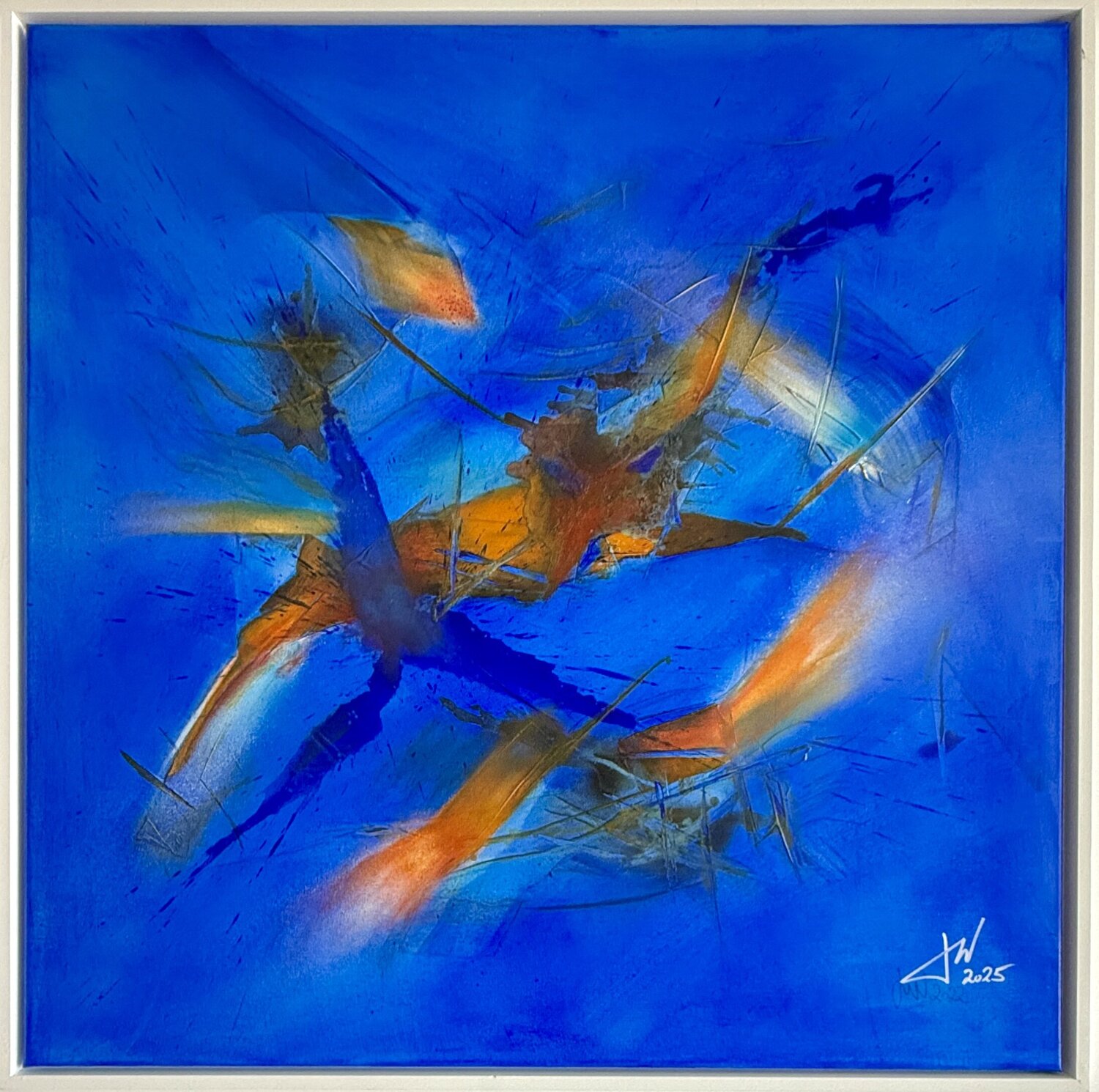 Capítulo I – La chispa en el océano JOWU Art Original painting for sale
