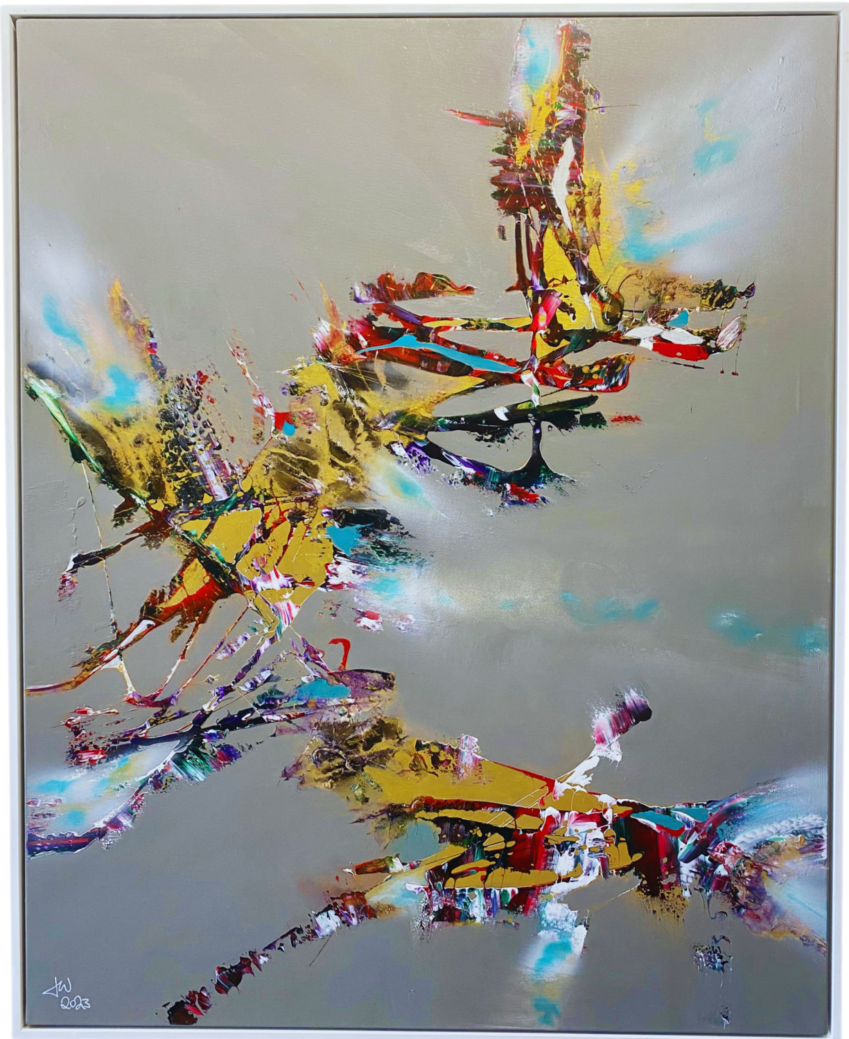 FRAGMENTOS DEL TIEMPO JOWU Art Original painting for sale