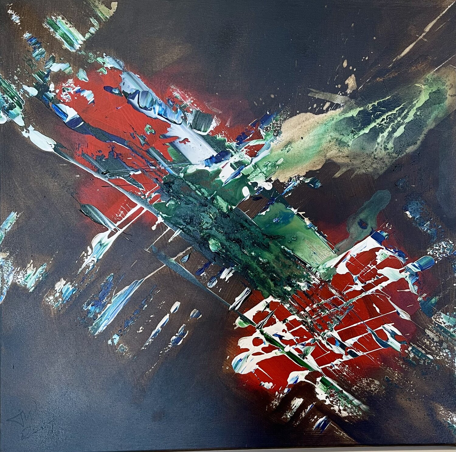 ANTES DEL PESO JOWU Art Original painting for sale