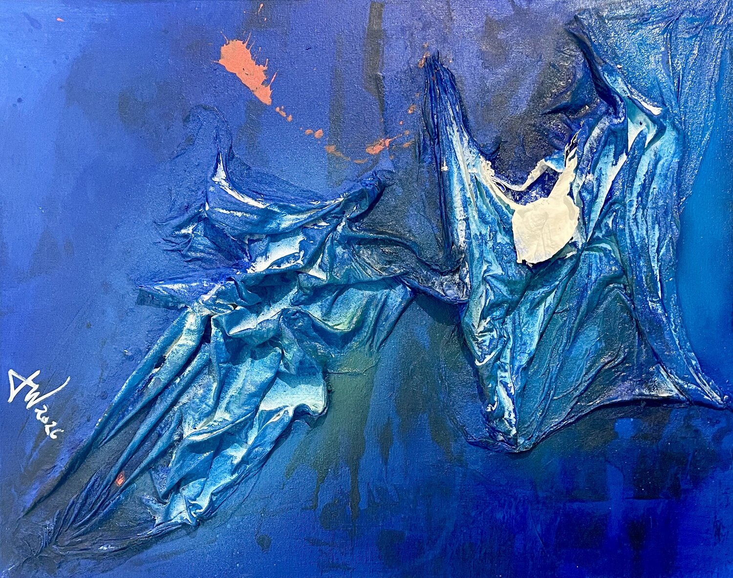 Donde el azul ya no protege JOWU Art Original painting for sale