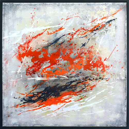 „Roter Aufbruch“ by Sergej Rylov, Painting for Sale on Select