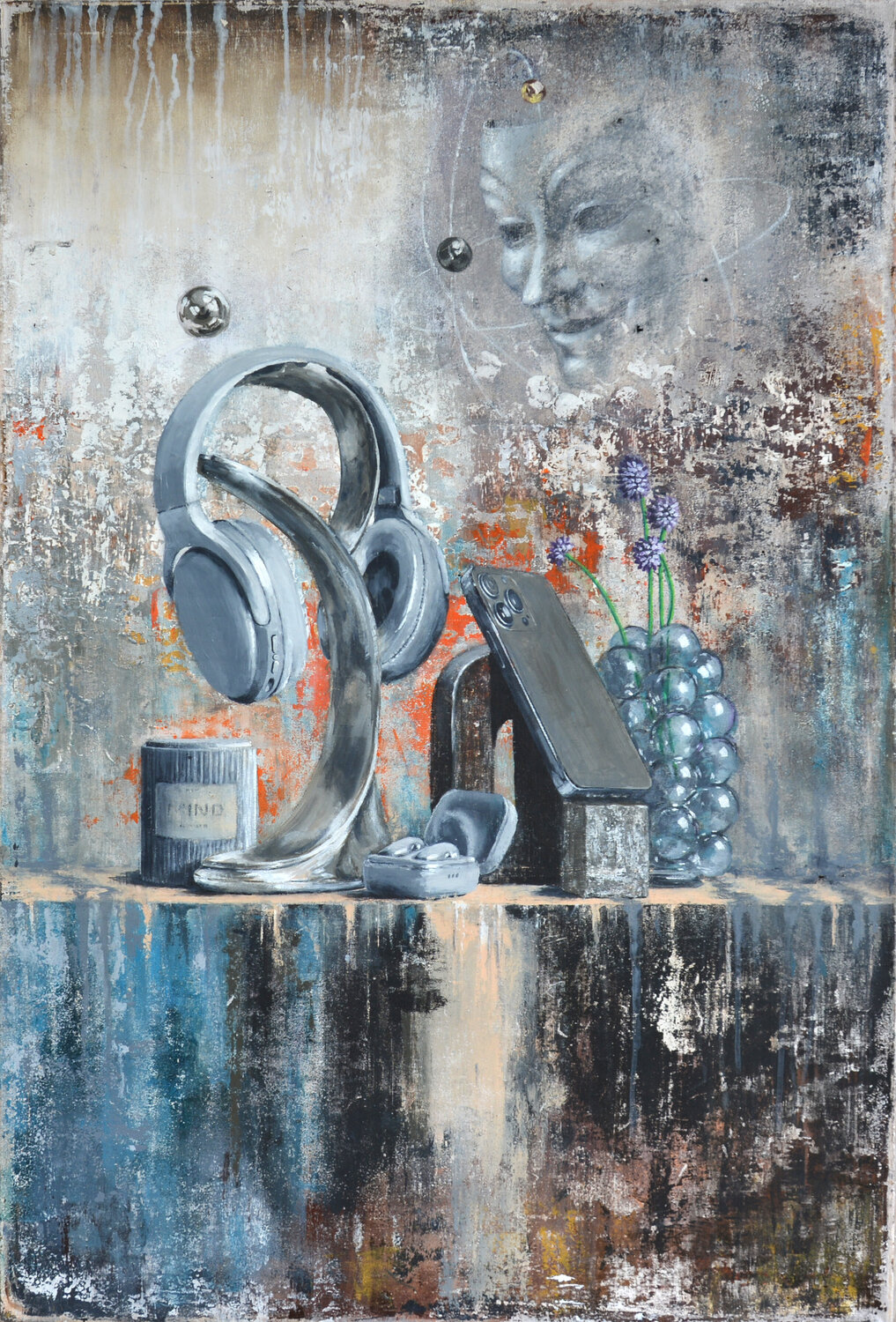 "Die Pubertät des 21. Jahrhunderts" Sergej Rylov Original painting for sale