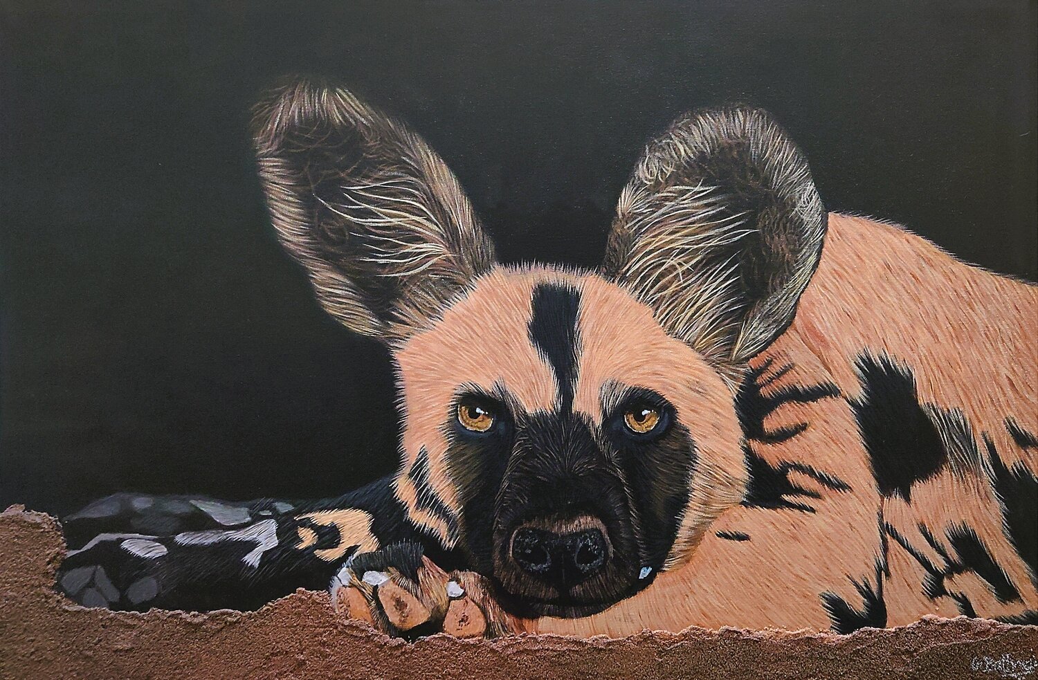 The Look Artist Bathmawathy Original painting for sale
