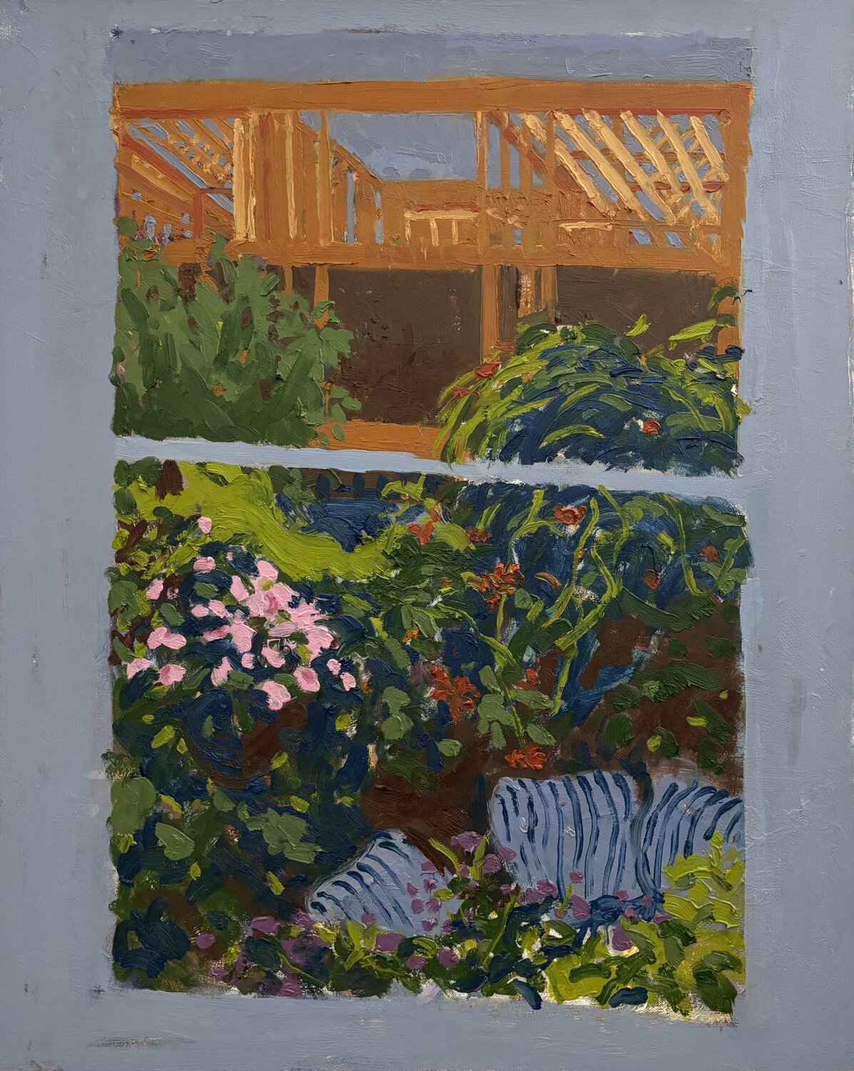 Construction Gillian Wainwright Original painting for sale