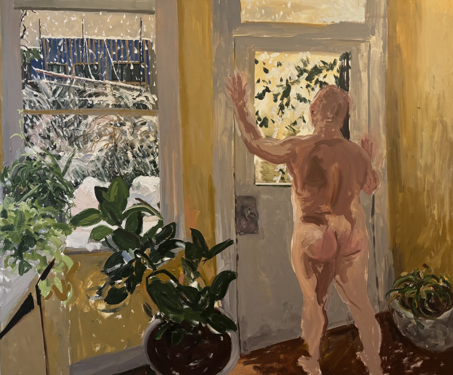 Snow Day Gillian Wainwright Original painting for sale