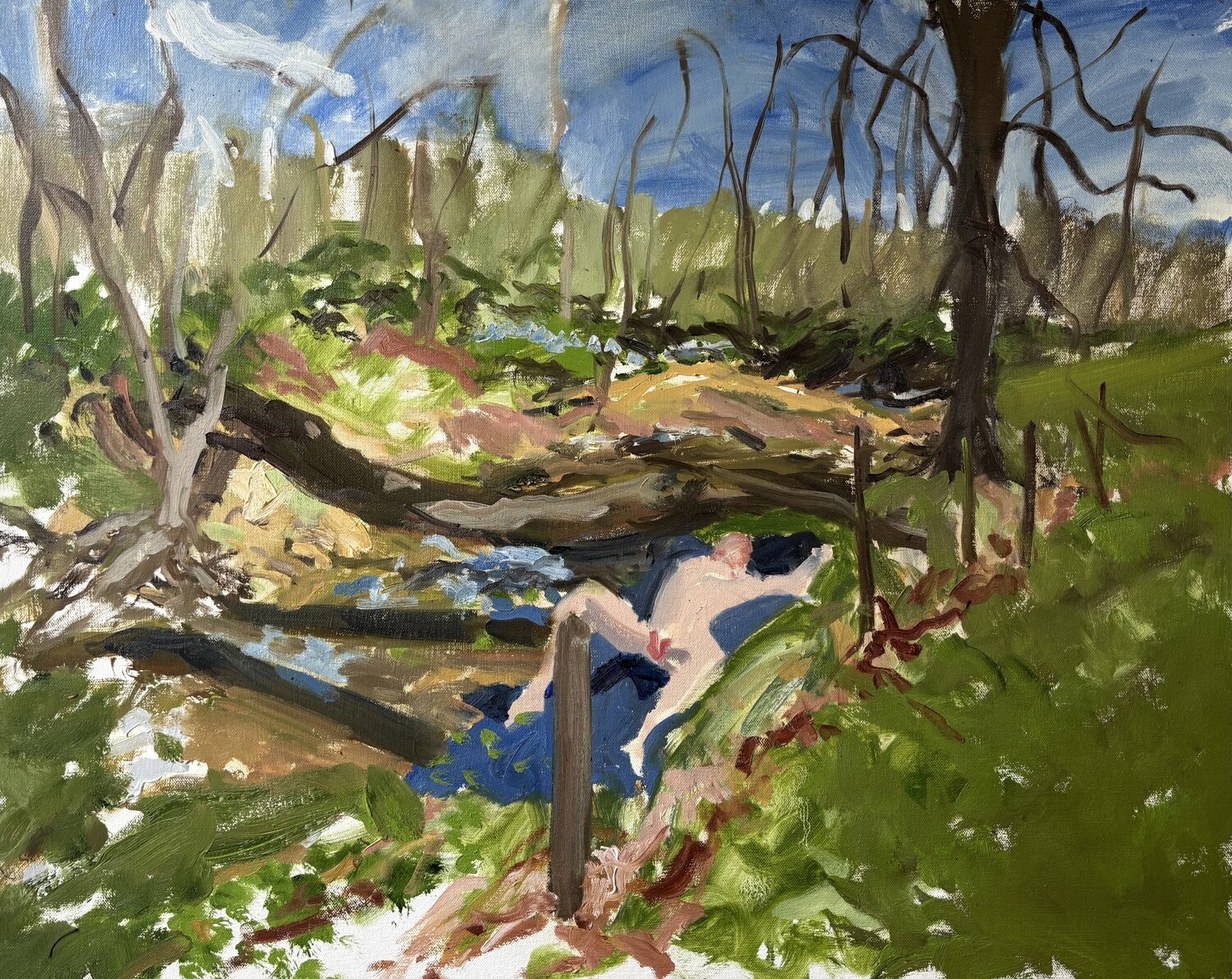 Meet Me In The Woods Gillian Wainwright Original painting for sale