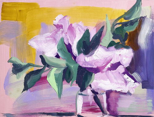 Stimmungen des Flieders: Rosa by Claudia Ditters, Painting for Sale on Select