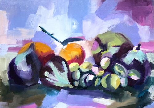 Was vom Sommer übrig bleibt by Claudia Ditters, Painting for Sale on Select