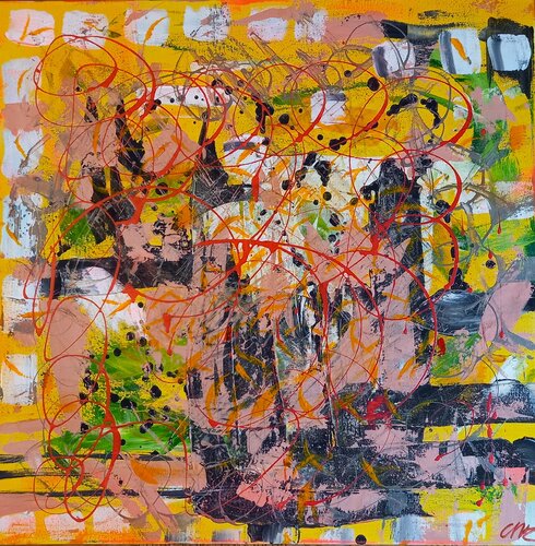 Love Com:Passion by Christine Rechnitzer, Painting for Sale on Select