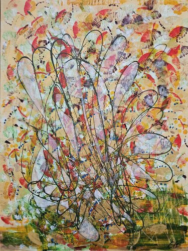 Butterflies Wedding by Christine Rechnitzer, Painting for Sale on Select
