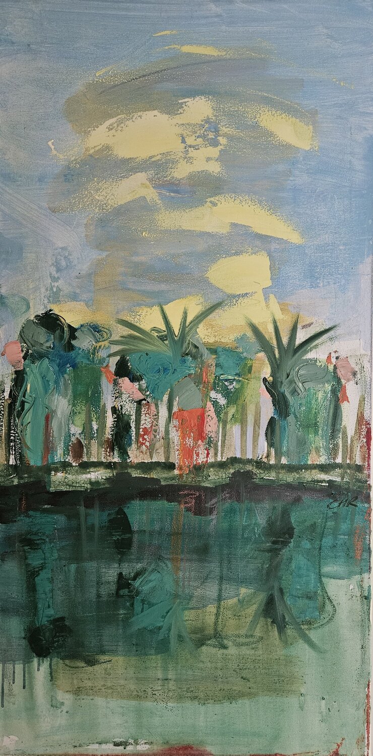 Tropical Mindscapes 1 Christine Rechnitzer Original painting for sale