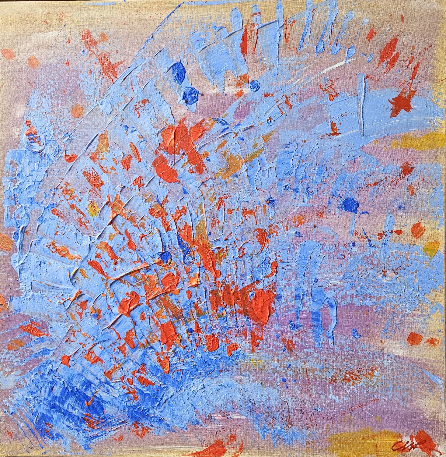 Follow Your Heart Christine Rechnitzer Original painting for sale