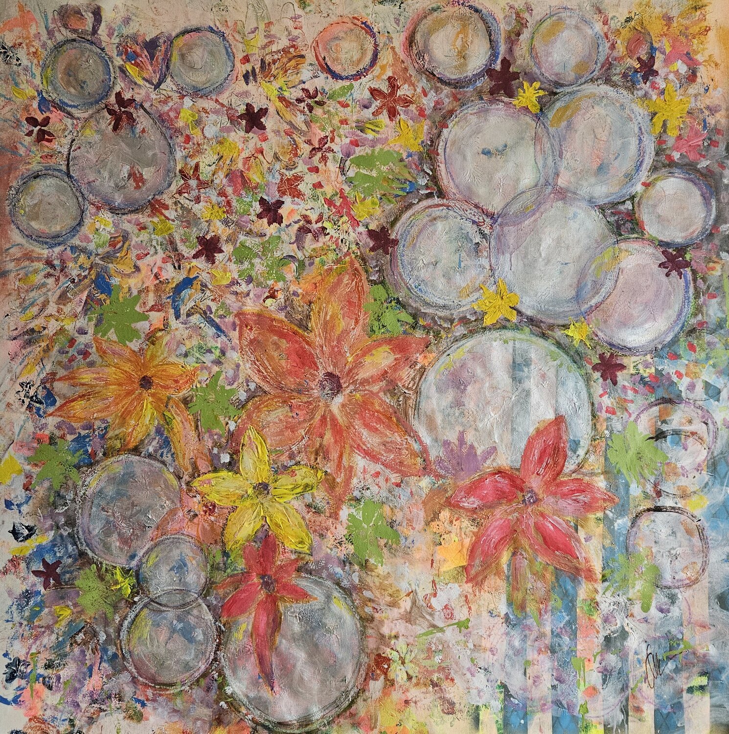 Imagine everything is possible Christine Rechnitzer Original painting for sale