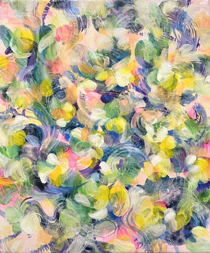Unfurling Joy by Ayako Bando, Painting for Sale on Select
