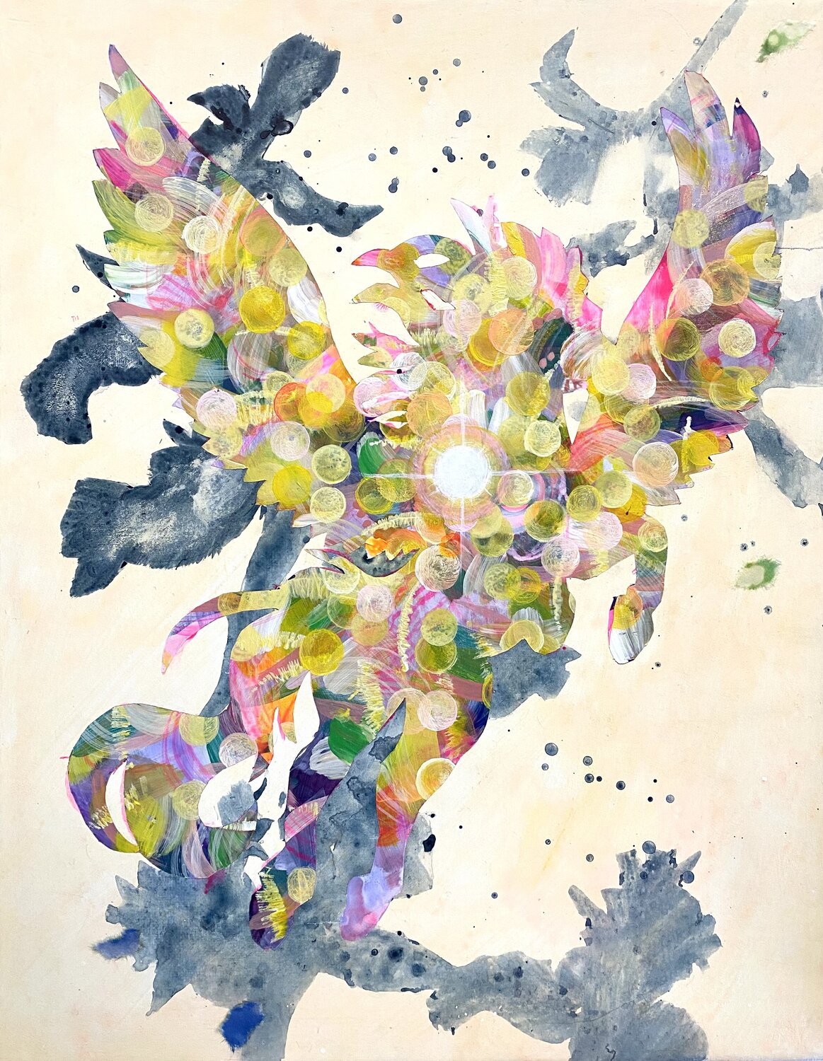 Luminous Ascension Ayako Bando Original painting for sale