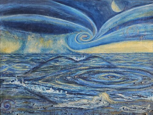 "una onta e una ponta" by Melanie Stein, Painting for Sale on Select