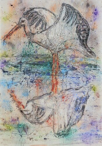 "Eppure sempre de novo la primavera" by Melanie Stein, Painting for Sale on Select