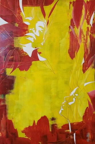 Upward Gaze by Nara Ziyou, Painting for Sale on Select
