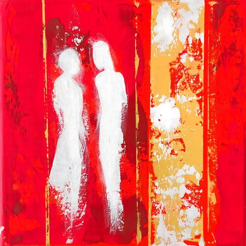 Red Threshold II by Nara Ziyou, Painting for Sale on Select