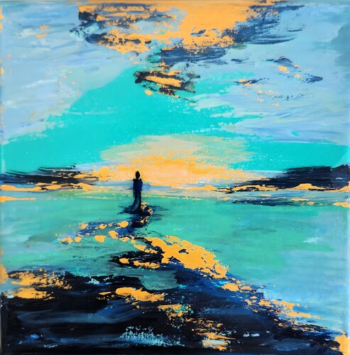 Open Horizonts II by Nara Ziyou, Painting for Sale on Select