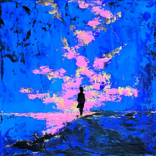 Luminous Midnight III by Nara Ziyou, Painting for Sale on Select