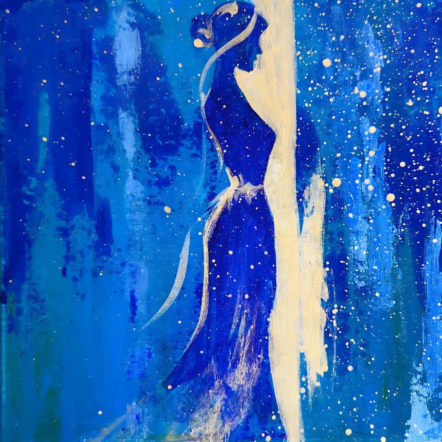 Inner Passage IV Nara Ziyou Original painting for sale