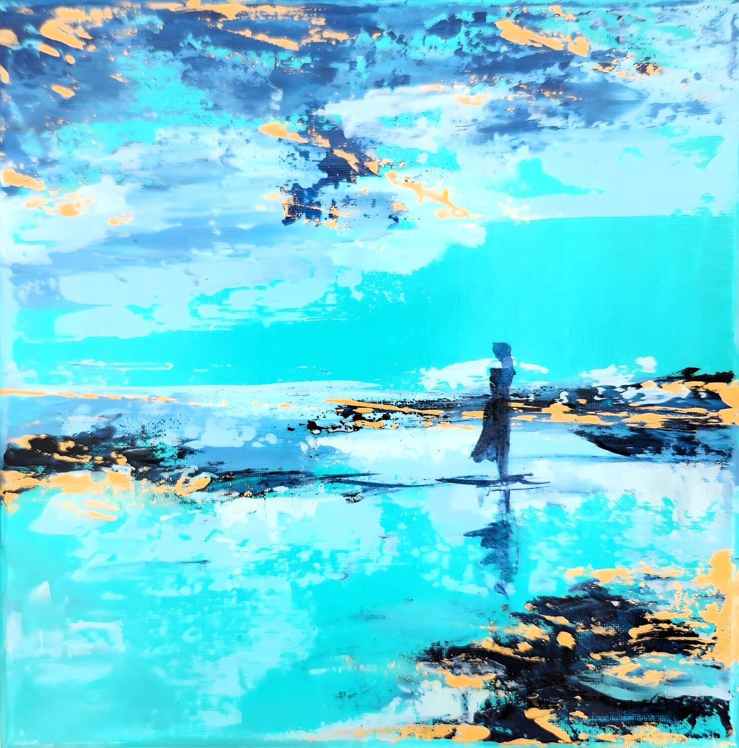 Open Horizonts III Nara Ziyou Original painting for sale