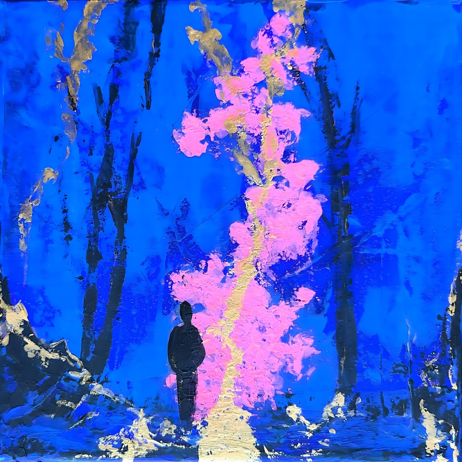 Luminous Midnight I Nara Ziyou Original painting for sale