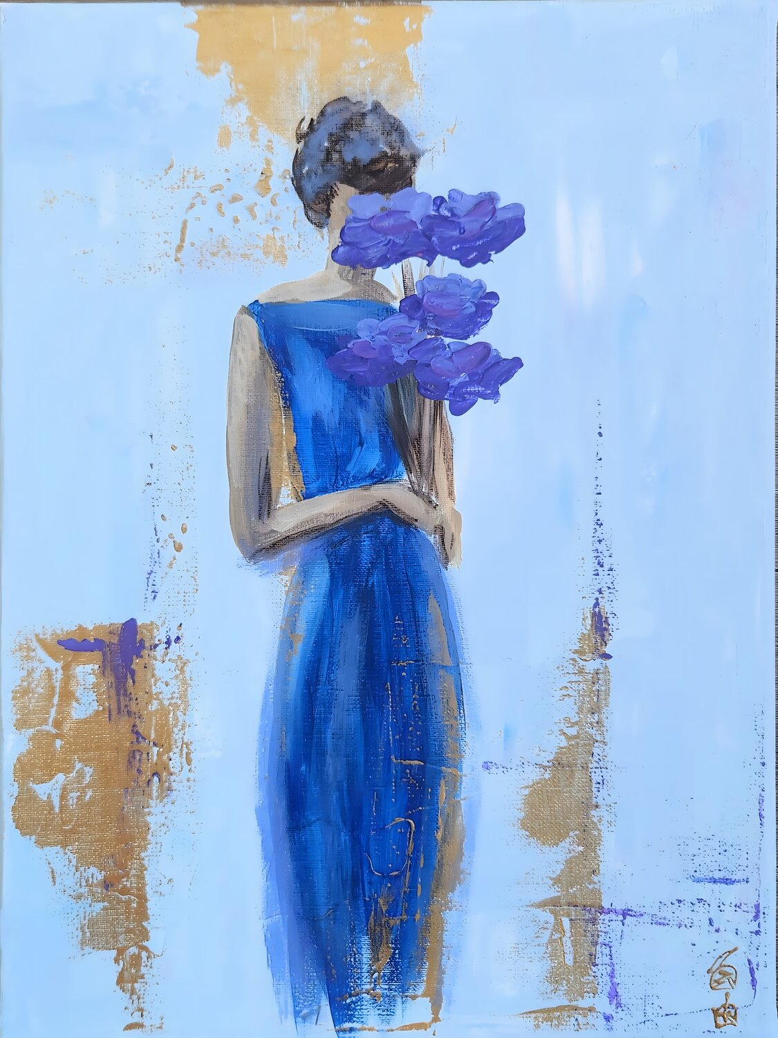 Inner Garden Nara Ziyou Original painting for sale