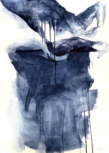 At night by Marcello Fischer, Painting for Sale on Select