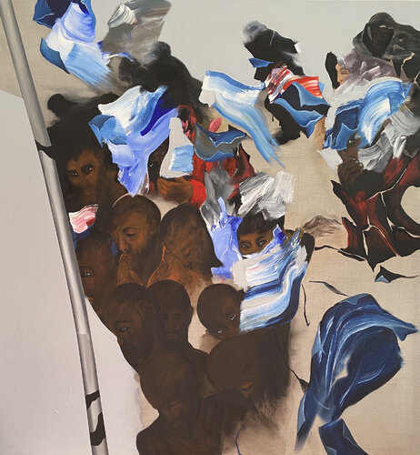 Breaking Boundaris by Marcello Fischer, Painting for Sale on Select