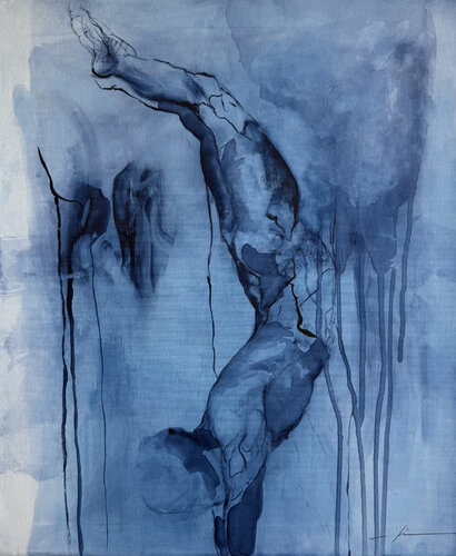 Abyss by Marcello Fischer, Painting for Sale on Select