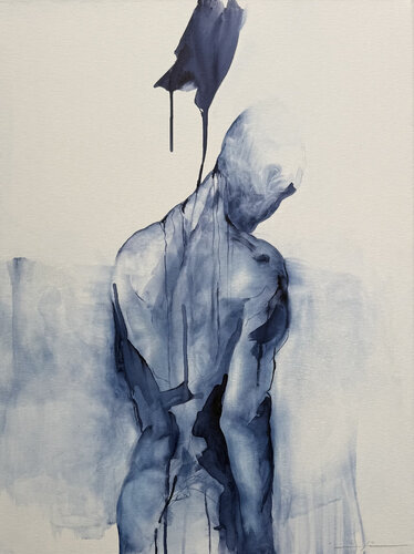 Liquid Silence by Marcello Fischer, Painting for Sale on Select