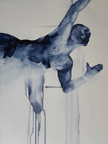 The flowing by Marcello Fischer, Painting for Sale on Select