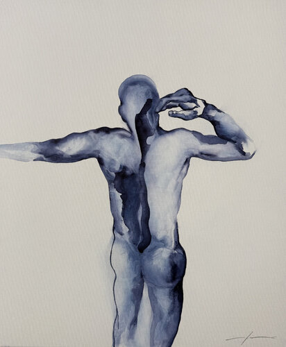 Im inneren des Stroms by Marcello Fischer, Painting for Sale on Select