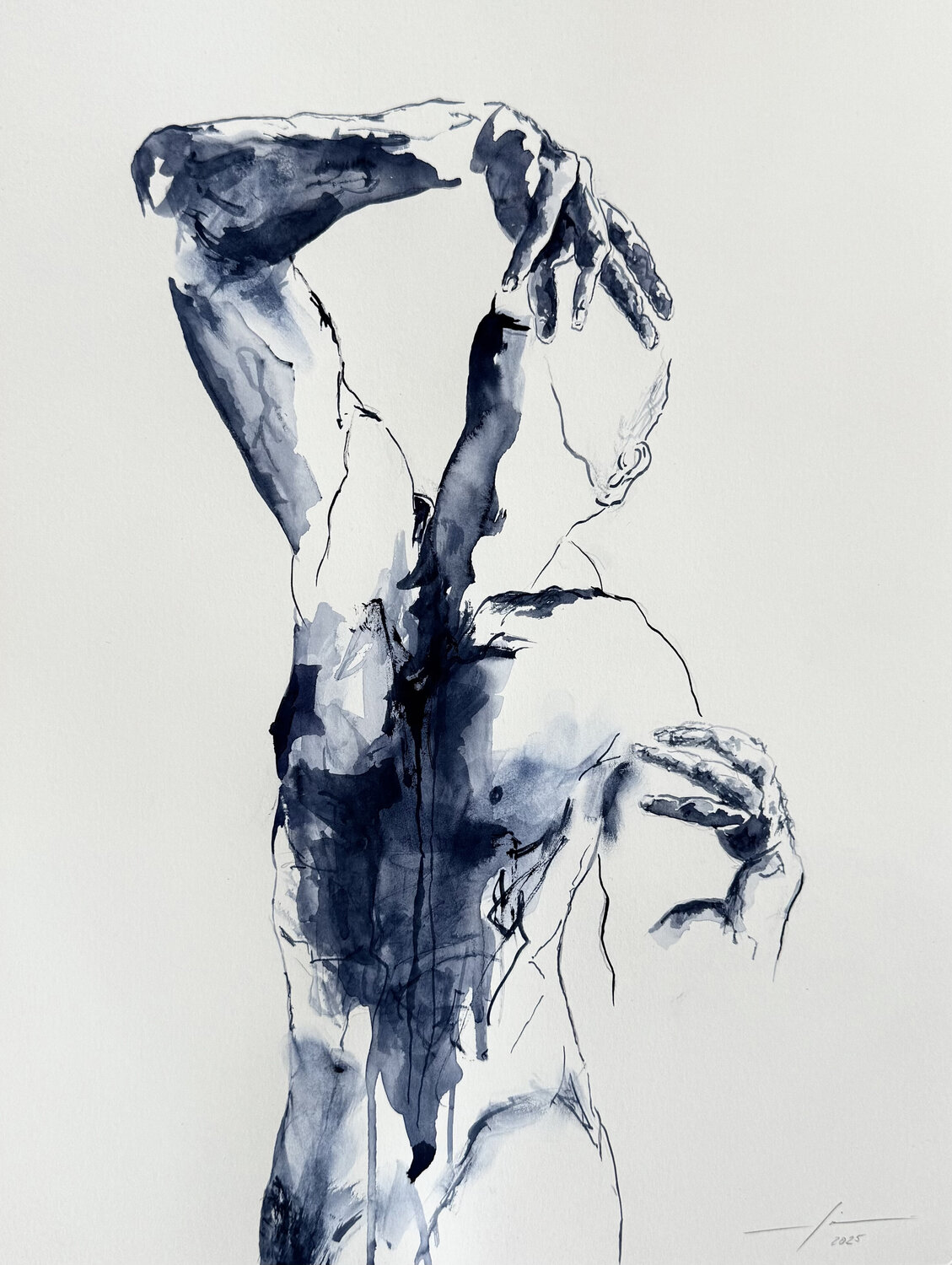 Movement and Emotions Marcello Fischer Original painting for sale