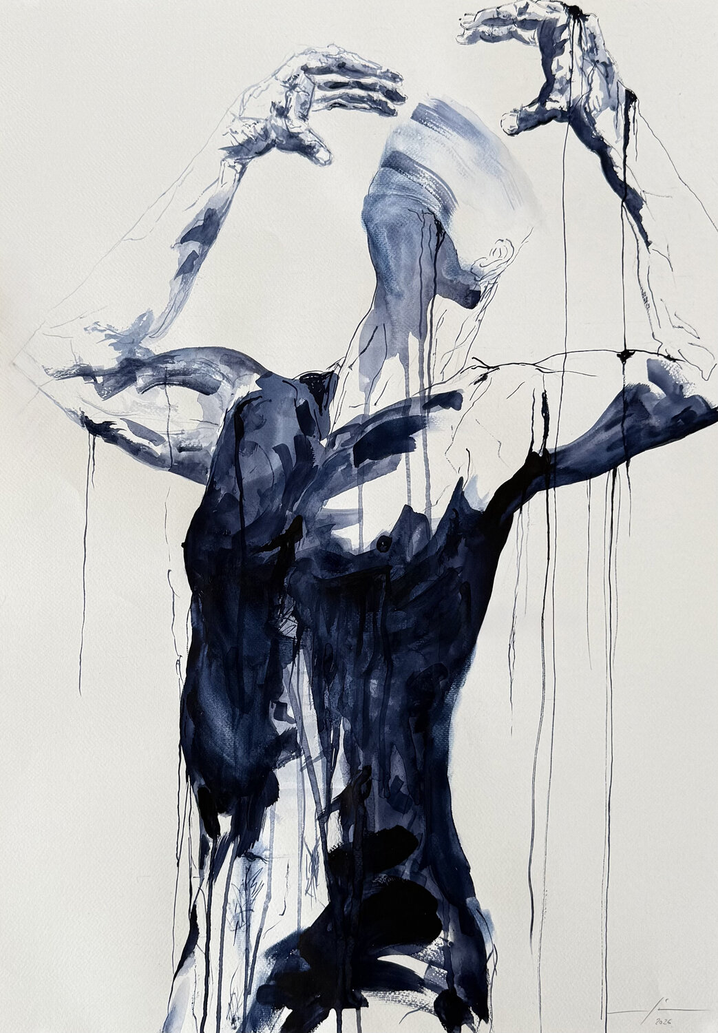 Body Marcello Fischer Original painting for sale
