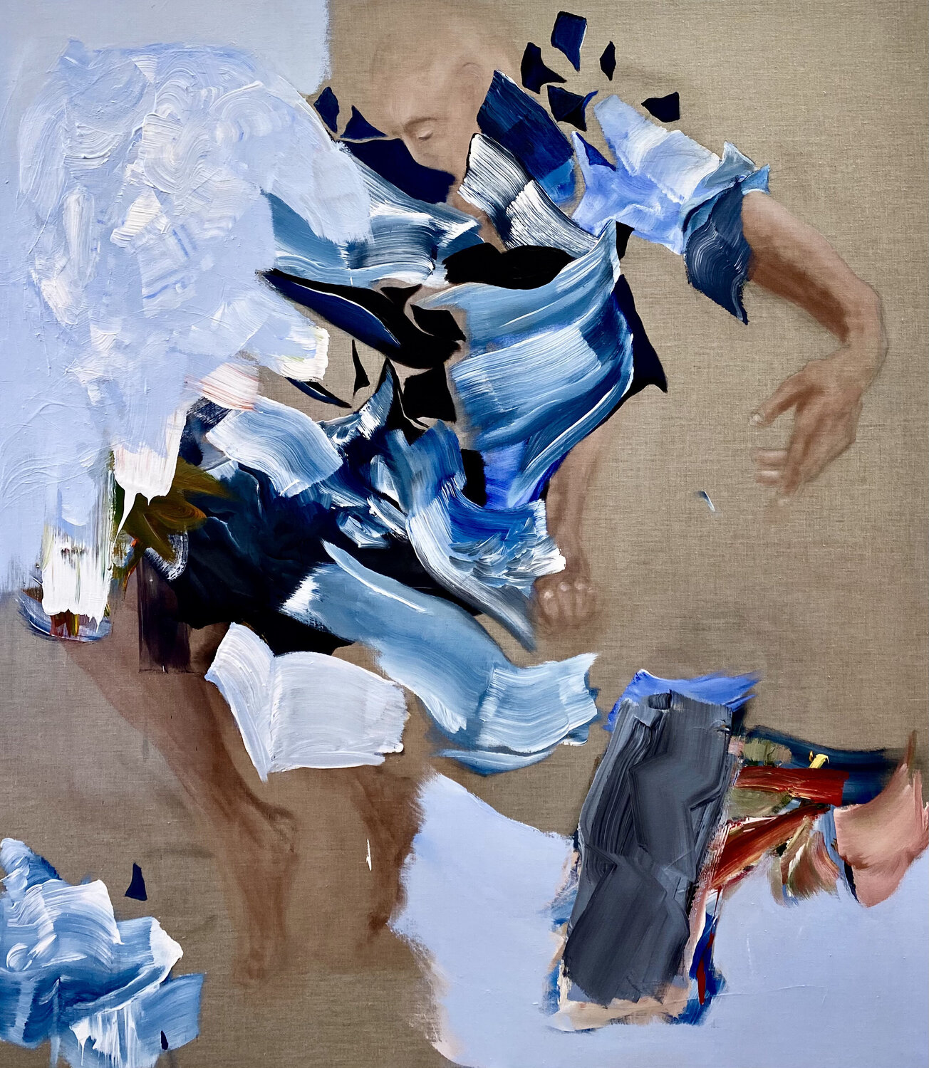 Blue Hope Marcello Fischer Original painting for sale