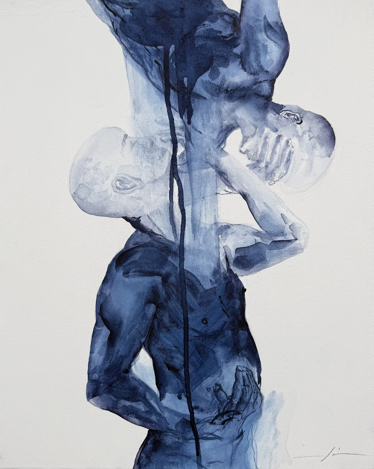 The Couple Marcello Fischer Original painting for sale