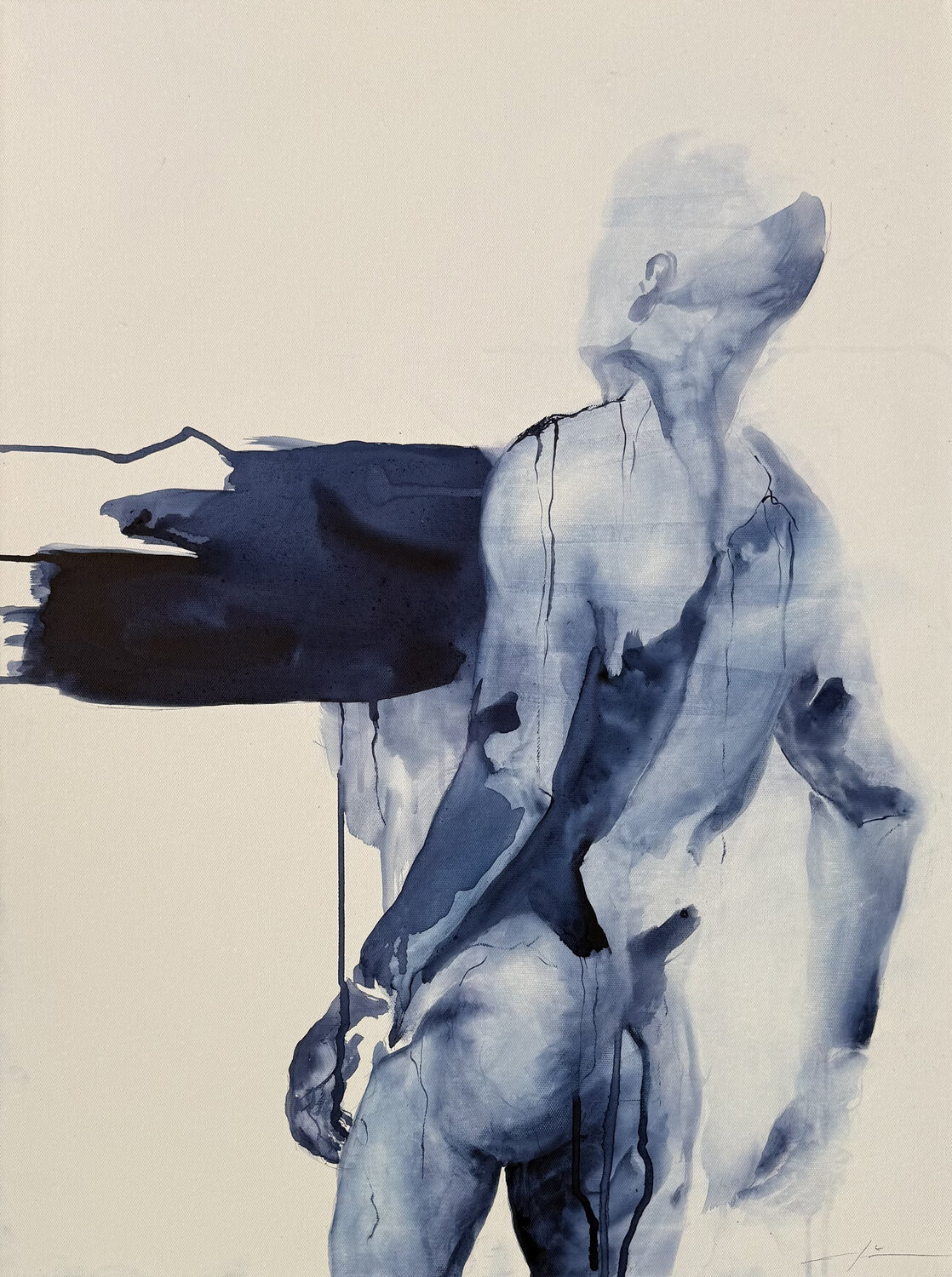 Blue Current Marcello Fischer Original painting for sale