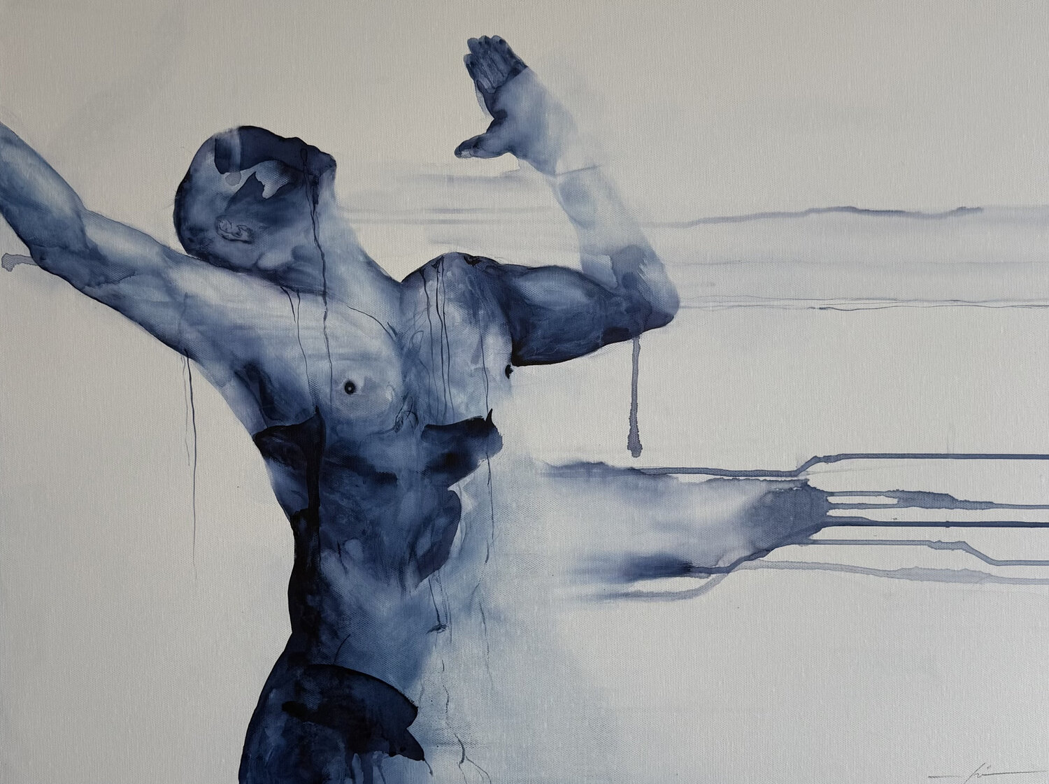 The flowing Marcello Fischer Original painting for sale