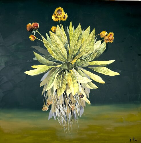 FRAILEJÓN, GUARDIAN DEL PÁRAMO von Nacho Muñoz Cano, Malerei kaufen auf Select