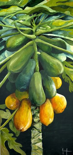 PAPAYA von Nacho Muñoz Cano, Malerei kaufen auf Select