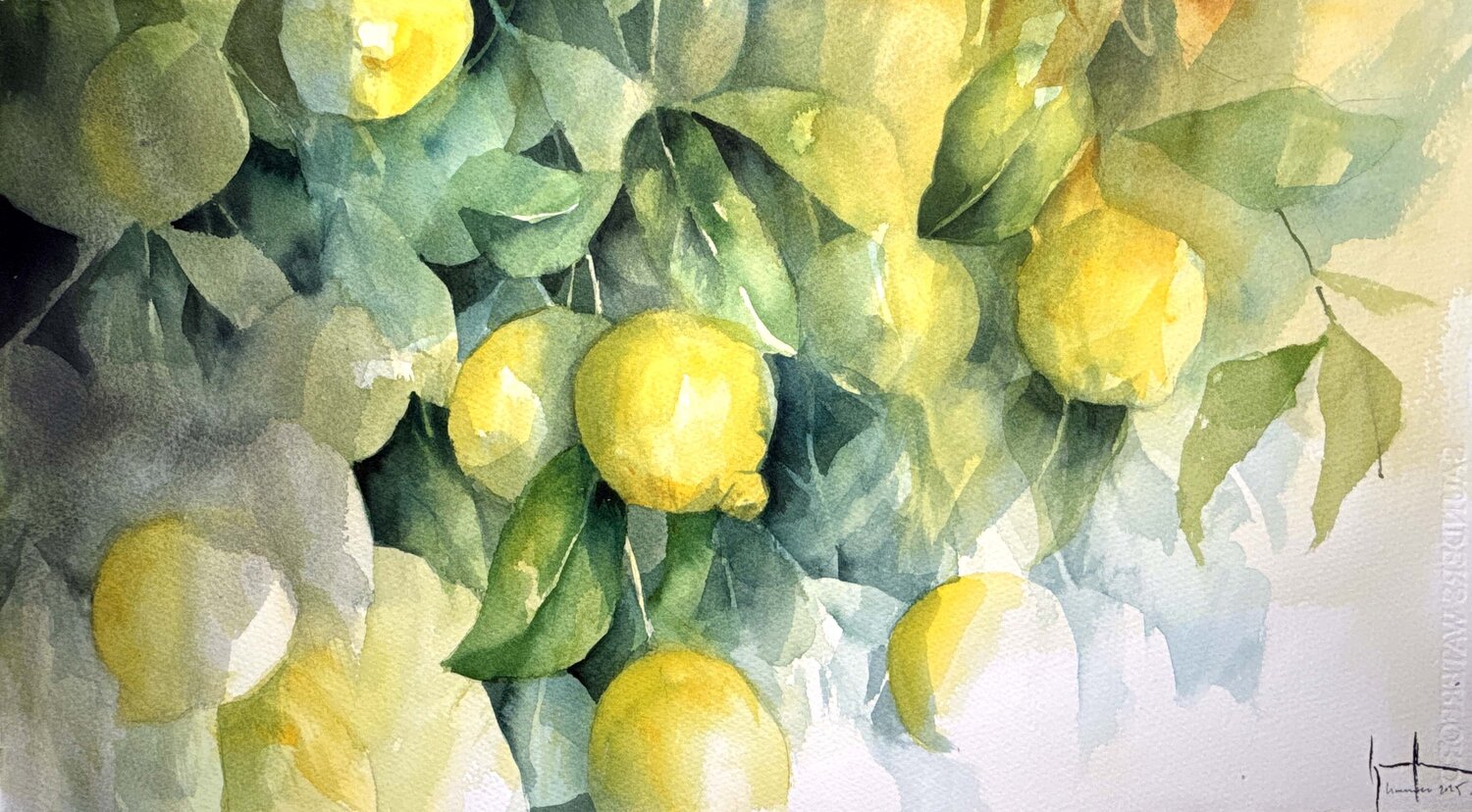 Limonero Nacho Muñoz Cano Original painting for sale