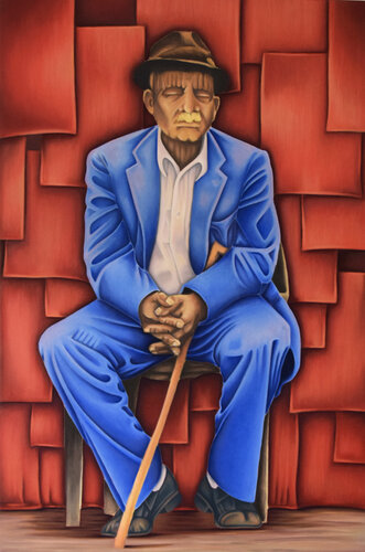 "Ohne Titel" by Mike Wosnitzka, Painting for Sale on Select